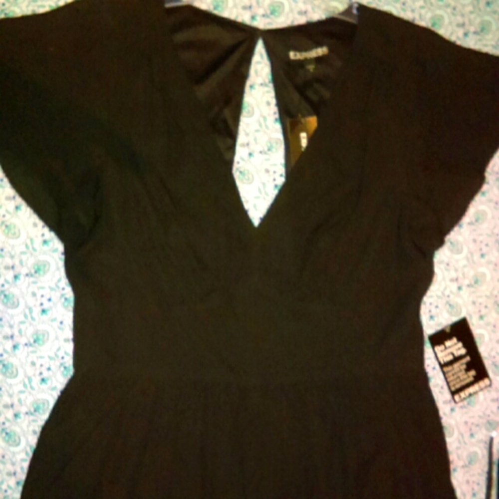 Express black romper, size 2